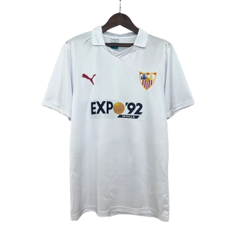 Camisa Retrô Sevilla I 1987/1990 Torcedor Masculina - Branca - comprar online