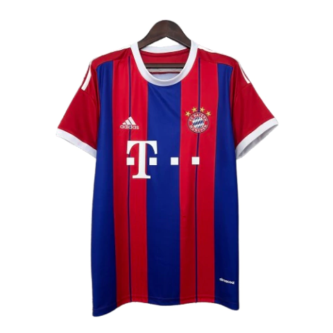 Camisa Retrô Bayern de Munique I 2014/2015 Torcedor Masculina - Vermelha e Azul - comprar online