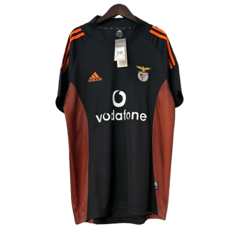 Camisa Retrô Benfica II 2002/2003 Torcedor Masculina - Preta e Marrom - comprar online