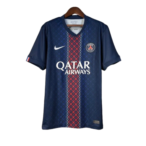 camisa-camisas-camiseta-manto-mantos-uniforme-roupa-roupas-blusa-blusas-titular-1-i-primeira-home-foto-imagen-torcedor-masculina-psg-paris-saint-germain-azul-vermelho-2025-2026-gola-v-escudo-bordado
