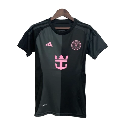 camisa-camisas-camiseta-manto-mantos-uniforme-roupa-roupas-blusa-blusas-inter-miami-segunda-2-ii-dois-away-reserva-foto-imagem-25-26-2025-2026-torcedor-feminina-preta e-cinza