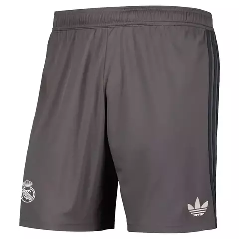 Calção Real Madrid III 2024/25 Masculino - Cinza - comprar online