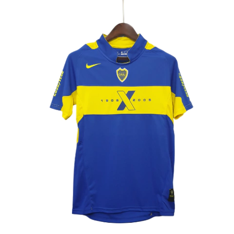 camisa-camisas-camiseta-manto-mantos-uniforme-roupa-roupas-blusa-blusas-retro-antiga-contemporanea-boca-juniors-1-i-um-home-primeira-titular-foto-imagem-2005-torcedor-masculina-azul-e-amarela