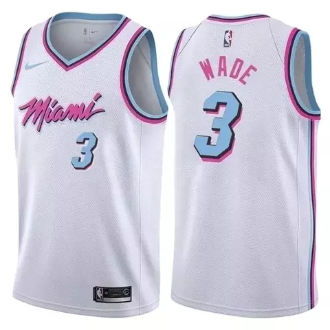 Regata NBA Miami Heat 18/19 Branca - City Edition - comprar online