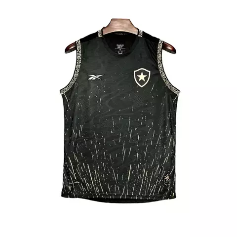 2025-2026-25-26-manto-camisa-camisas-camiseta-mantos-uniforme-uniformes-blusa-blusas-regata-botafogo-ii-2-dois-segunda-reserva-torcedor-masculina-preta-dourada-texturizada-gola-redonda-termocolante