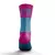 Medias Multisport corte medio - Light blue & fluo pink - comprar online