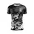 Remera manga corta hombre - Grey Camo