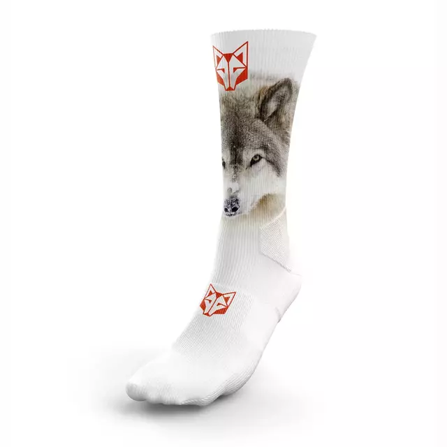 Medias sublimadas corte alto Wolf