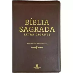 Bíblia Leitura Perfeita NVI | Letra Gigante | Marrom