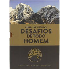 Bíblia Sagrada de Estudo Desafios de Todo Homem | NVT | Marrom - comprar online