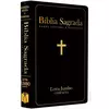 Bíblia Sagrada com Harpa Avivada e Corinhos | ARC | Letra Jumbo | Capa Semiflexível Preta
