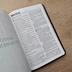 Imagem do Bíblia Sagrada | A21 | Normal | C/ Referencias Cruzadas | Capa Luxo Marrom