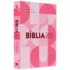 Bíblia 365 Rosa Feminina | NAA | Letra Grande | Capa Dura