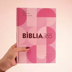 Bíblia 365 Rosa Feminina | NAA | Letra Grande | Capa Dura - comprar online