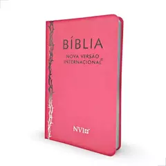 Bíblia Sagrada Slim Ultrafina Capa Luxo Flexível Rosa NVI - comprar online