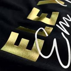 Camiseta Masculina Preta Ele vive - Livraria Página Virada Cultura Cristã