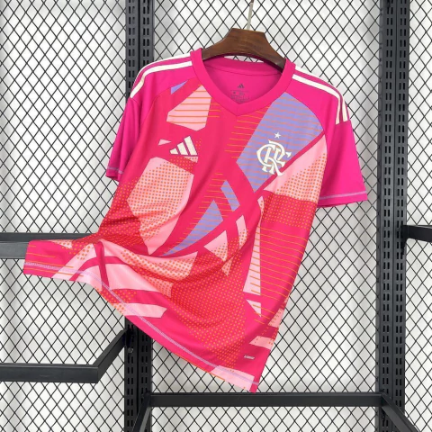 CAMISA DO FLAMENGO GOLEIRO 25/26 - ROSA