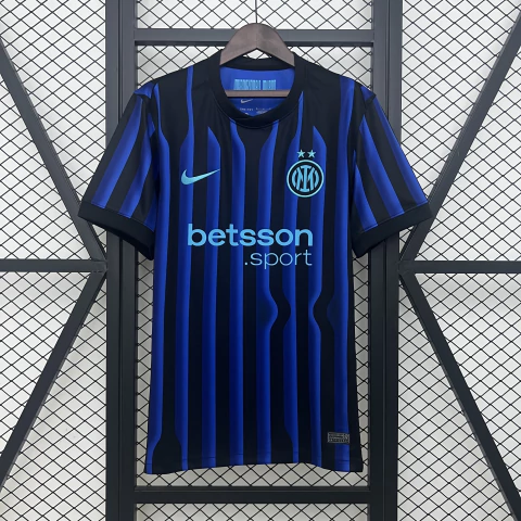 CAMISA DO INTER DE MILÃO I 25/26 - LISTRADA