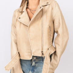 CAMPERA VINTAGE BEIGE - comprar online