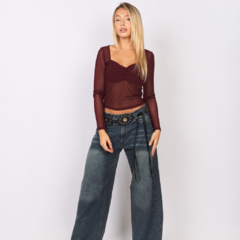 JEANS LOCALIZADO AZUL WIDE