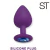 SILICONE PLUG PURPLE - LARGE