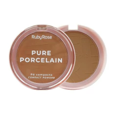 Pó Compacto Pure Porcelain (linha rosa) Ruby Rose - Ma Cherie