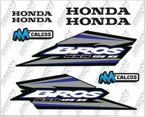 Kit Calcos - Grafica Honda Bros nxr 125 ns - Laminados