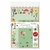 Papel de carta - 4 unid. Love Garden verde