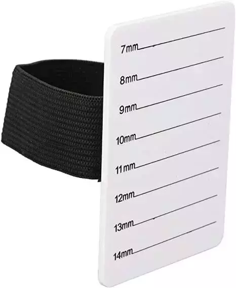 Placa de mão cílios