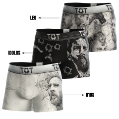 Tri Pack Boxer Clasico Microfibra Hombre Colección Mundial- PREVENTA en internet