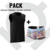 Pack Musculosa De microfibra Negra + Mini Boxer De Microfibra