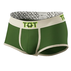 Mini Boxer Hombre Algodón Verde Musgo Con Manteca - comprar online
