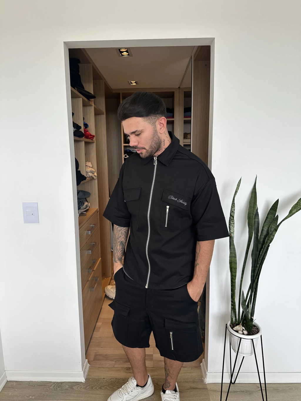 Conjunto chaqueta JZS black