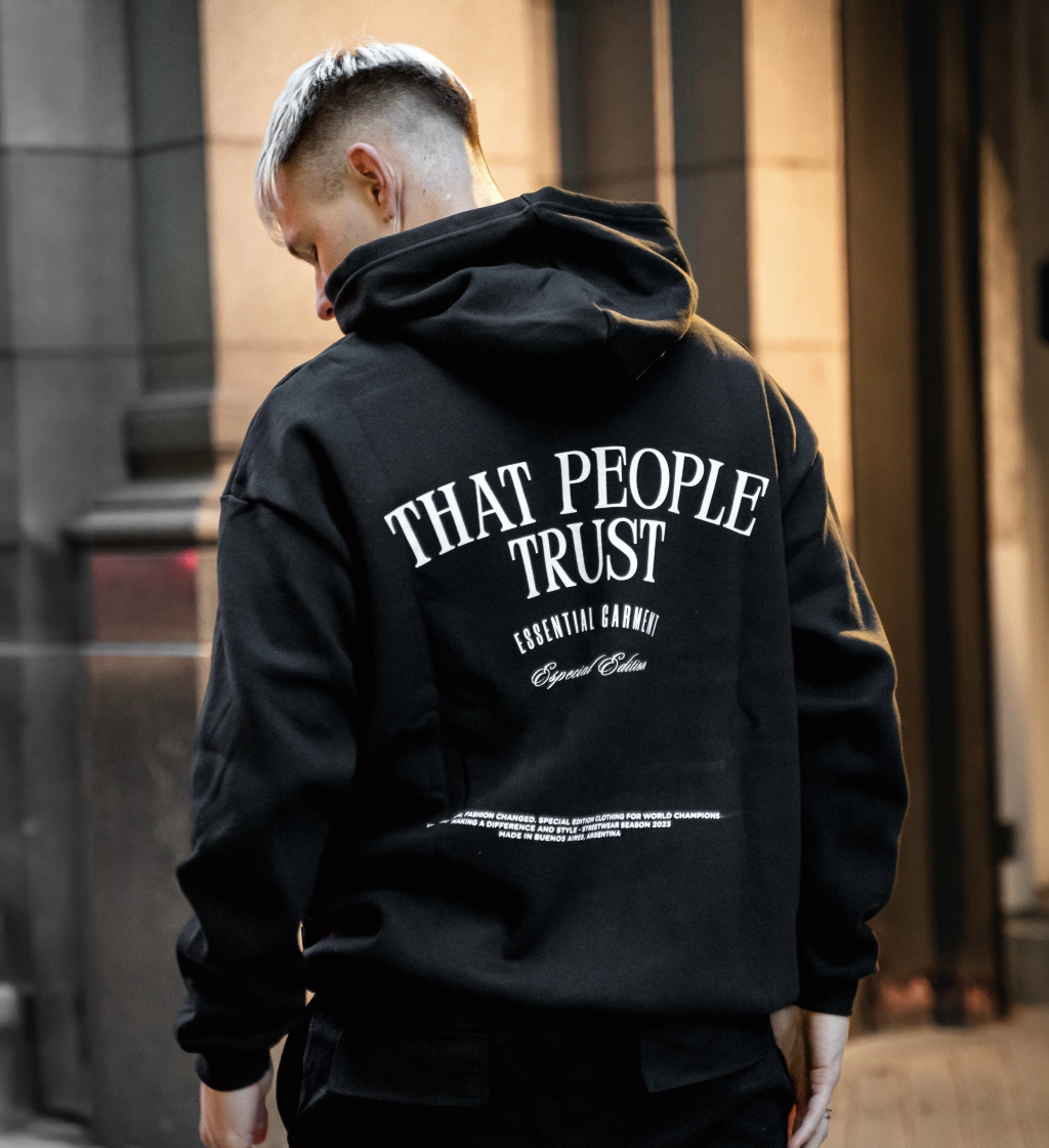 Hoodie That people Trust” Negro
