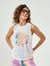 MUSCULOSA DE JERSEY CON ESTAMPA RAINBOW