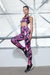 CALZA CINTURA ALTA SUBLIMADA ROSE VIOLET