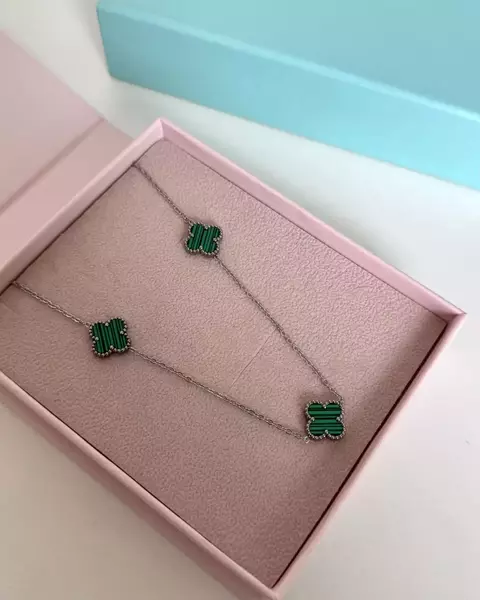 COLAR VG 3 TREVOS VERDE - AC022 - comprar online