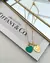 Colar inspiração verde Tiffany