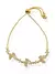 Pulseira Borboleta Cravejada de Strass Ouro