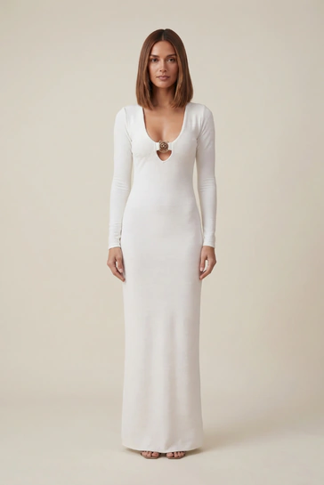 VESTIDO SHELL OFF WHITE