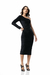 VESTIDO PÉTALA PRETO