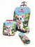Kit Mochila Marie Cat Cherry 3d Com Rodinhas Lancheira+Estojo