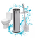 Escova De Limpar Vaso Sanitário Privada Banheiro Aço Inox - Dubai Magazine