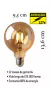 Lâmpada Filamento Led G95 Retrô 4w 2200k Âmbar 110V - comprar online