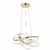 Lustre Pendente Led 50w Moderno 3 Em 1 Cor: Ouro 18K 127/220v - comprar online