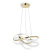 Lustre Pendente Led 50w Moderno 3 Em 1 Cor: Ouro 18K 127/220v - comprar online