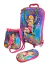 Mochila Escolar com Lancheira e Estojo Fada