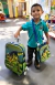 Kit Mochila Dinossauro 3d Com Rodinhas Lancheira + Estojo Dino na internet