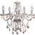 Lustre Candelabro 6 Braços Cristal Legítimo K9 - Dubai Magazine