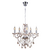 Lustre Candelabro 6 Braços Cristal Legítimo K9